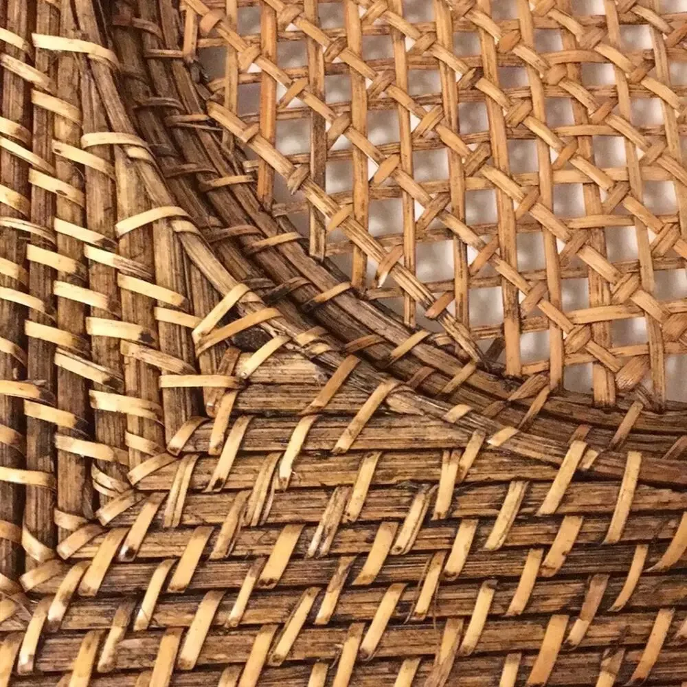 Home decor place plate rattan bohemian EUC set 4